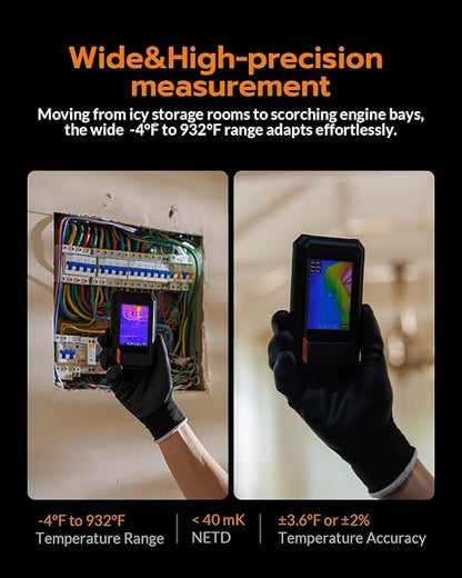 TT27D Dual-Lens WiFi Thermal Camera, 640x480 UIRA-IR Resolution
