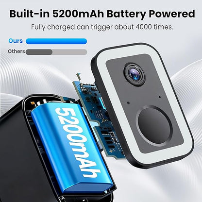 2026 Upgraded 2K Security Cameras Wireless Outdoor, AI Motion Detection & Spotlight Siren Alarm, Outside Battery Powered Camera for Home Security, Full-Color Night Vision, Support WiFi 5G & 2.4G
