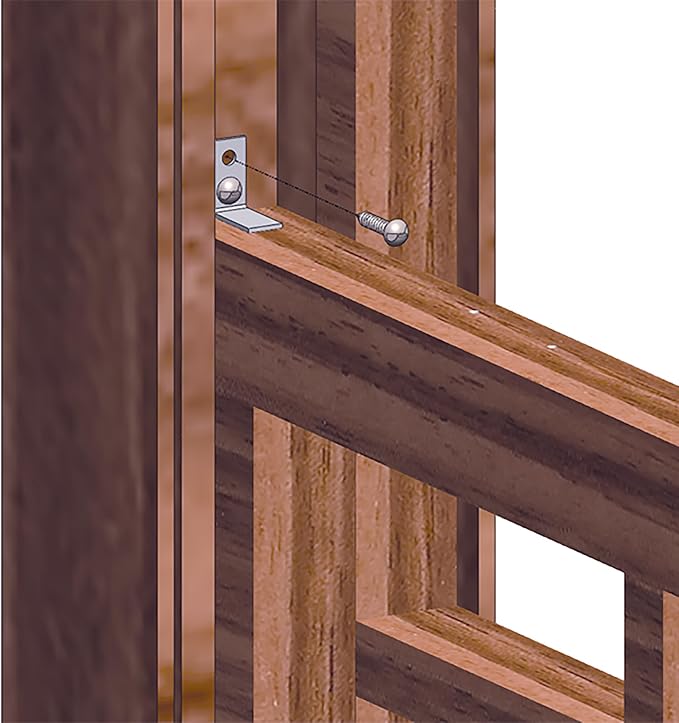 Segal S 4764 Fixed Window Guard – Adjustable Child Safety Window Guard Prevents Accidental Falls, Tamper Resistant Screws Included, Non-Egress, White, 23-1/2 to 38 In. W x 21-1/4 In. H (Single Pack)