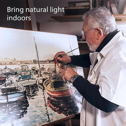 Philips LED 75W A19 4-Pack Ultra Definition Daylight (5000K) 1100 Lumen (9W = 75W) Dimmable Frosted Flicker-Free Light Bulbs
