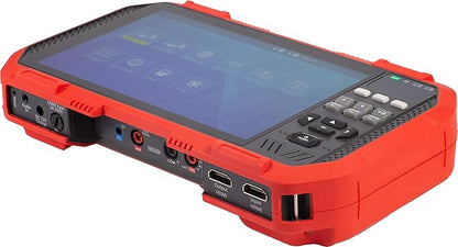 Triplett 8075 CamView IP Pro-X CCTV Camera Tester with PoE, Built-in DHCP Server, and 7" TFT Touchscreen - NTSC/PAL, HD-CVI 3.0, AHD 3.0, HD-TVI 3.0