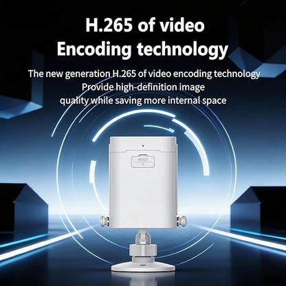 Security Camera Outdoor 2K 3MP, HD WiFi 2.4G Home Security Camera for Outside with IR & Color Night Vision, 2-Way Audio, IP66 Waterproof, Tuya/Smart Life App, Cloud & SD Card Storage (No SD Card)