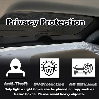 Cargo Cover Compatible with Honda Passport 2025 Accessories 2024 2023 2022-2019,Carbon Fiber Texture Retractable Trunk Cover Organizer Security Shielding Shade Tonneau Cover