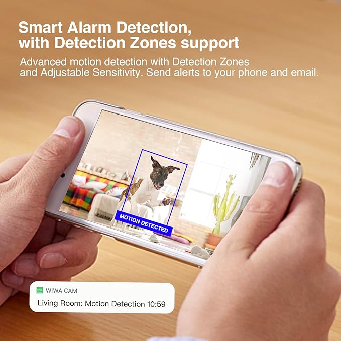HiKam Small 2K WiFi Hidden Camera Slim Body, with Night Vision, App Control, Video-only