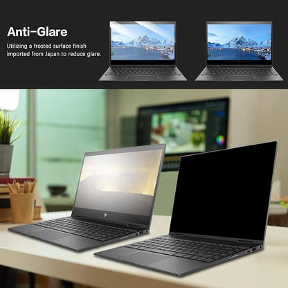 Laptop Privacy Screen 14 Inch 16:9 Aspect Ratio, Laptop Screen Privacy Shield Compatible With Lenovo Hp Dell Acer Asus Thinkpad Envy Xps, Removable Anti Glare Blue Light Computer Filter Protector