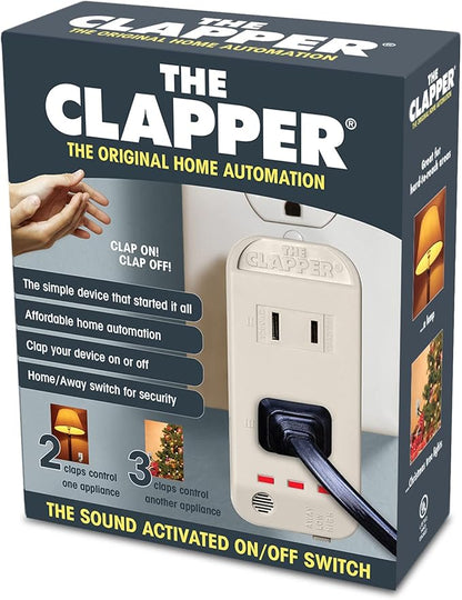 Clapper The Original Home Automation Sound Activated Device, On/Off Light Switch, Clap Detection, As Seen On TV