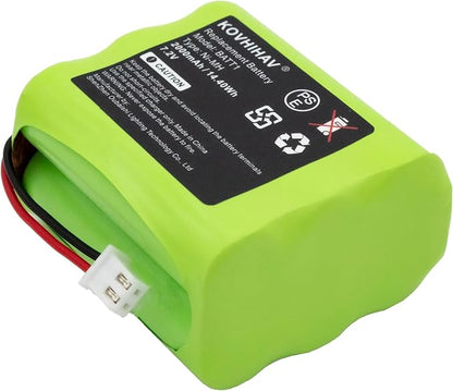 Updated BATT1 7.2v 2000mah ni-mh Battery Pack Control Panel Security System Alarm Battery for BATT1X BATT2X 6MR2000AAY4Z 10-000009-001 10-000013-001 PERS-4200