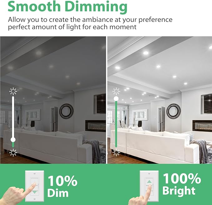 DEGNJU 18 Pack BR30 LED Recessed Light Bulb, Dimmable Indoor Flood Light Bulbs CRI80 7W Equivalent 65W 5000K Daylight 650 Lumens, 15000 Lifetime Hours E26 Base LED Can Light Bulb, Flicker-Free