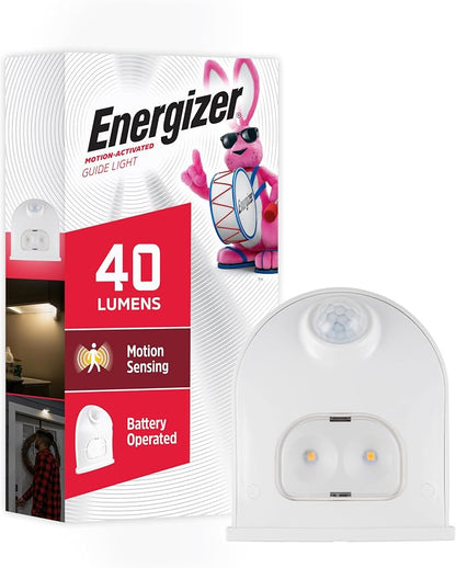 Energizer LED Motion-Activated Security Light, Battery Operated, 40 Lumens