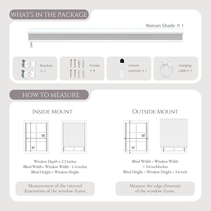 Motorized Cellular Shades with Cordless, Smart Electric Honeycomb Blind with Remote Control, Blackout or Light Filtering Fabric, Automatic Cellular Shades for Home and Office Indoor Window