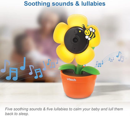 VTech RM9751 Yellow Daisy Smart Wi-Fi Baby Camera