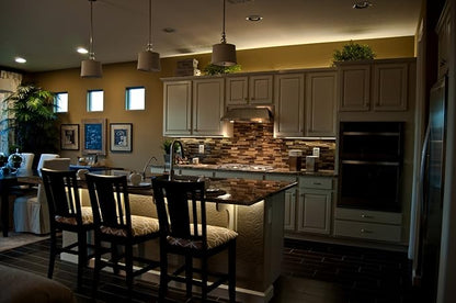 LED Lighting | Cut and Connect Series Kit: Ultra Bright | Warm White | ~3000 K | 39.5ft/ 12M Kit Under Cabinet lighting | Cove lighting | Dimmable | Customizable length with adhesive LED Strip