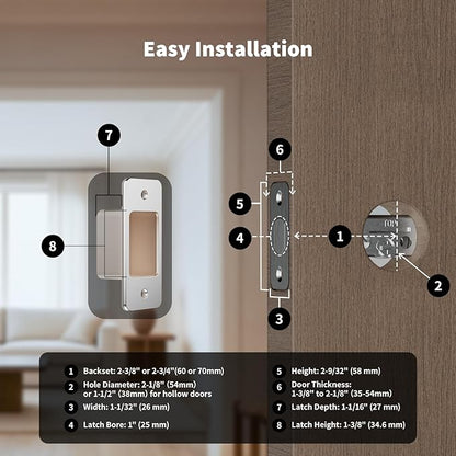 Aqara Smart Lock U100, Fingerprint Keyless Entry Door Lock with Apple Home Key, Touchscreen Keypad, Bluetooth Electronic Deadbolt, IP65 Weatherproof, Supports Apple HomeKit, Alexa, Google, IFTTT, Gray