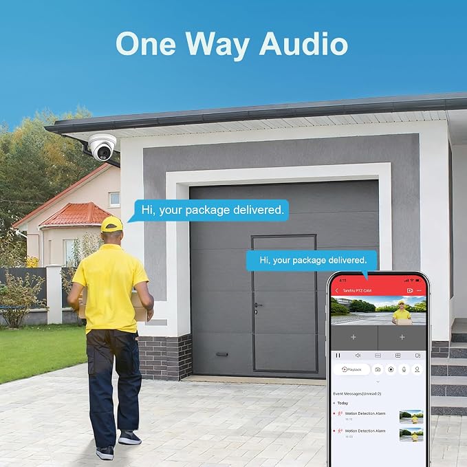 UNILOOK 5MP PoE Camera, IP Security Camera Outdoor Wired