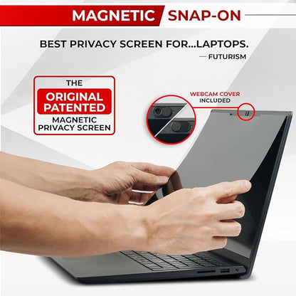 SightPro Magnetic Laptop Privacy Screen 14 Inch 16:9 - Patented Removable Laptop Privacy Filter Shield and Protector
