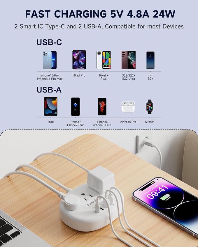 Brazil Power Adapter, Brazil Extension Cord 3FT