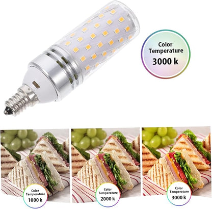 STOBOK E12 Base Smart Led Light Bulbs Replacement for Home Lighting Saving Flicker Free Inch Ideal for Bedroom and Living Room 2-Pack