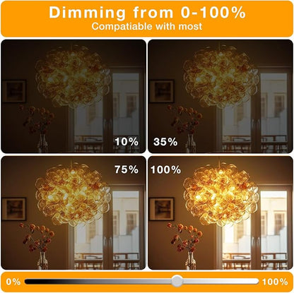 DAYBEETER 12 Pack Dimmable G9 LED Bulb 4W (40 Watt Equivalent), 2700K Soft Warm White, G9 Halogen Bulb T4 G9 Bi-pin Base Light Bulbs for Chandelier,120V 450LM 360 Beam Angle No-Flicker G9 Bulb