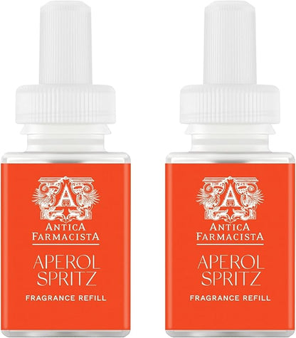 Pura & Antica Farmacista Home Scent Refill - Smart Home Air Diffuser - Up to 120-Hours of Luxury Fragrance per Refill - Household Essential - Safe Diffuser Fragrance - 2 Pack, Aperol Spritz