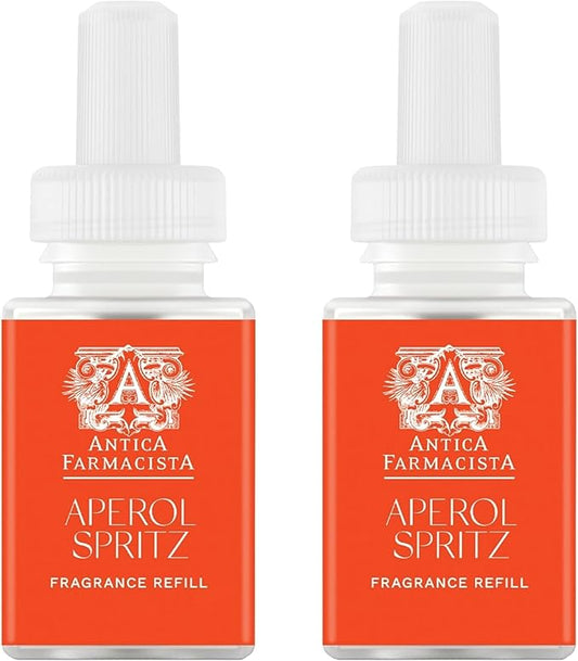 Pura & Antica Farmacista Home Scent Refill - Smart Home Air Diffuser - Up to 120-Hours of Luxury Fragrance per Refill - Household Essential - Safe Diffuser Fragrance - 2 Pack, Aperol Spritz