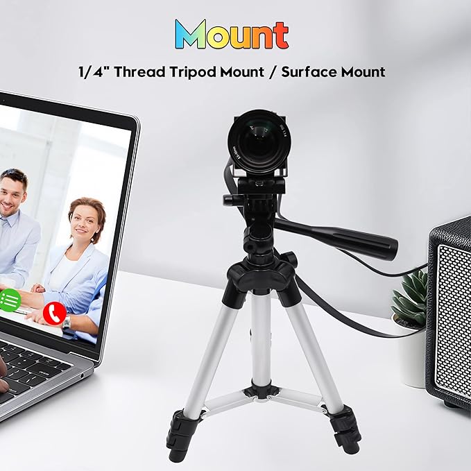 SVPRO 4K 60fps HDMI Camera USB3.0 Streaming Webcam with 5-50mm Manual Telephoto Lens 10X Optical Zoom H.264 Industrial Microscope Close-Ups Camera,USB and HDMI Dual Ouput