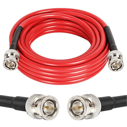 XRDS -RF 20FT SDI Cable - 75 Ohm RG59 BNC Male Cable for 4K 1080P 3G/6G HD SDI Camera Monitor Video Recorder SDI to HDMI Converter Splitter Security Camera