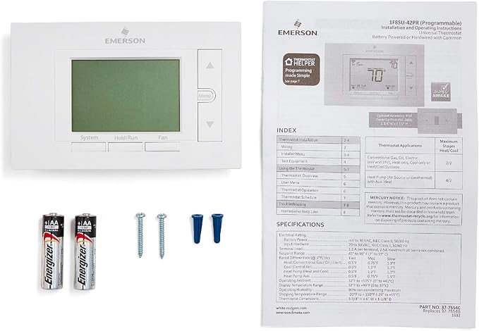 Emerson 1F85U-42PR Programmable Thermostat