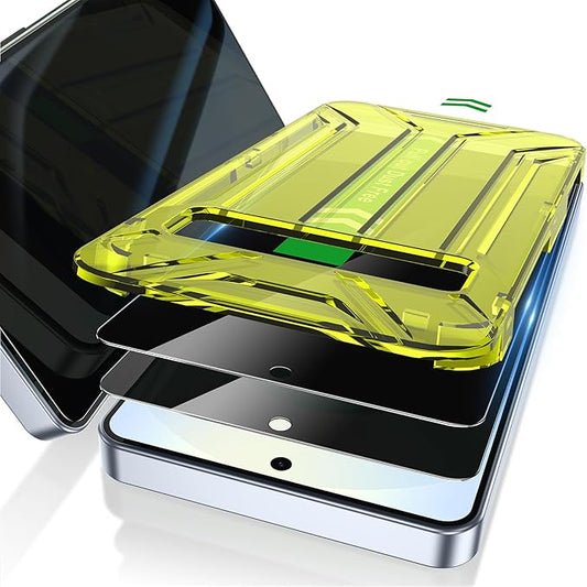 Fotbor for Samsung Galaxy S25 28° Privacy Screen Protector with [3s Installation Frame], Case Friendly 9H+ Tempered Glass 2Pack