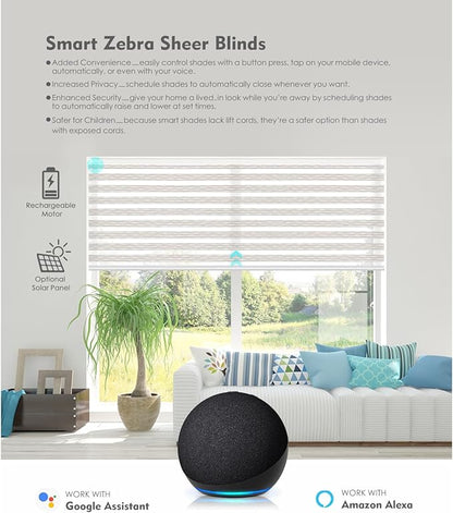 ACMEART Light Filtering Fabric Samples for Motorized Zebra Blinds (Multicolor)