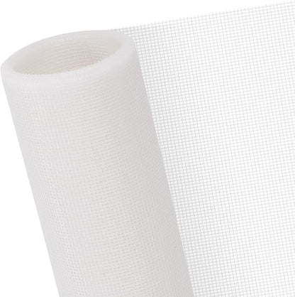 59"x79" Window Screen Mesh, Fiberglass Window Screen, Screen Door Mesh, Windows Screens and Screen Door Replacement, Patio Screen Mesh- White