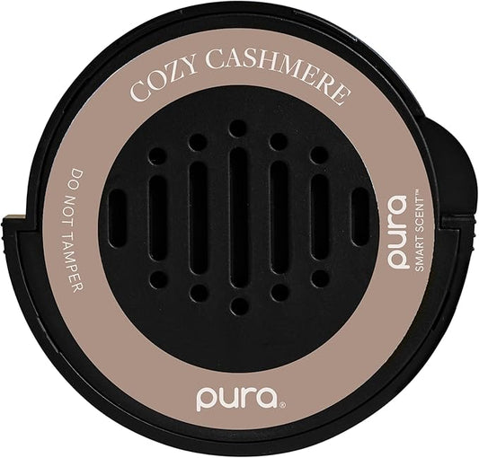 Pura Car Scent Refill - Fragrance for Pura Car Diffuser - Clean & Safe Luxury Diffuser Scent - Long-Lasting Fragrance for 30 Days of Aroma - Fall & Winter Household Essential - Cozy Cashmere