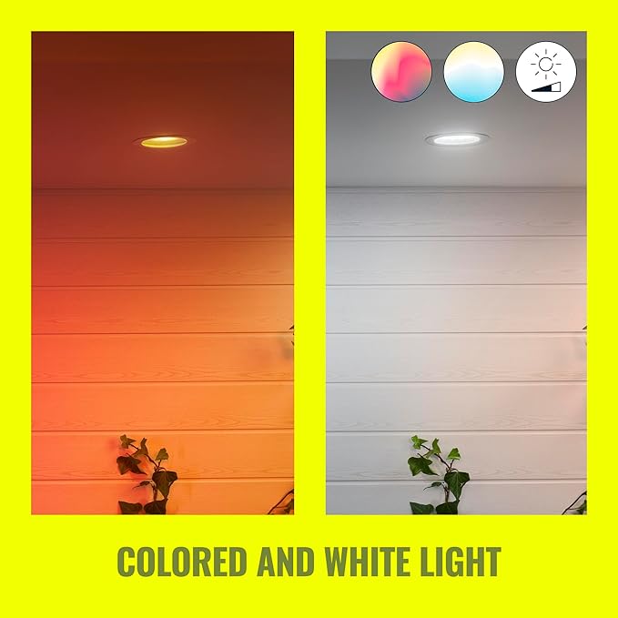 iZ Connected 120W PAR38 LED Smart Light Bulbs - 3 Pack - Connects to Your Wi-Fi - E26 Smart Bulb - Control with Voice or App + Activate with Motion - Matter Compatible