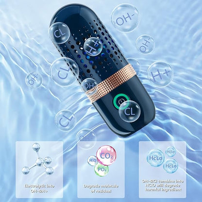 Fruit and Vegetable Washing Machine, Fruit Cleaner Device,Fruit Purifier for with OH-ion Purification Technology for Cleaning Fruit,Vegetable Sold by Heyjar US Only
