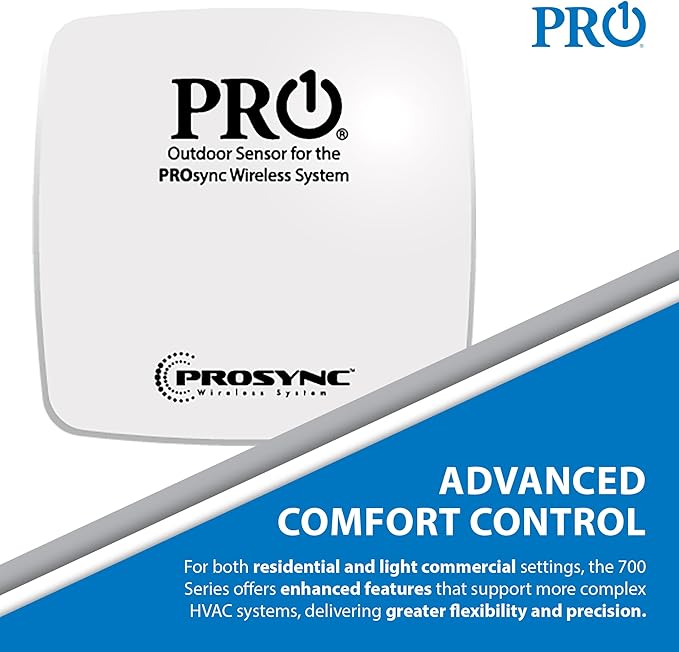 PRO1 T701 Single Stage Non-Programmable Wall Thermostat for 1 Heat/1 Cool Conventional Systems, Conventional Digital Thermostat for Home