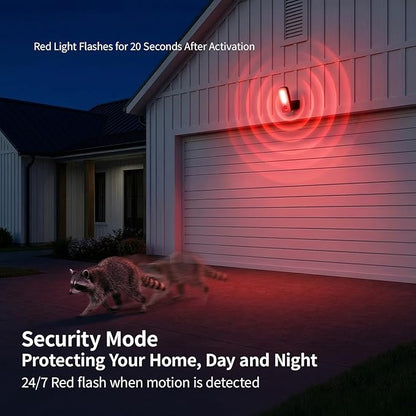 TANBABY 12000mAh Wireless Motion Sensor Outdoor Lights, Rechargeable Battery Operated Flood Lights with Remote, 3 Modes, 3CCT, Waterproof Outdoor Security Wall Lights for Outside, Garage, Porch -1PACK