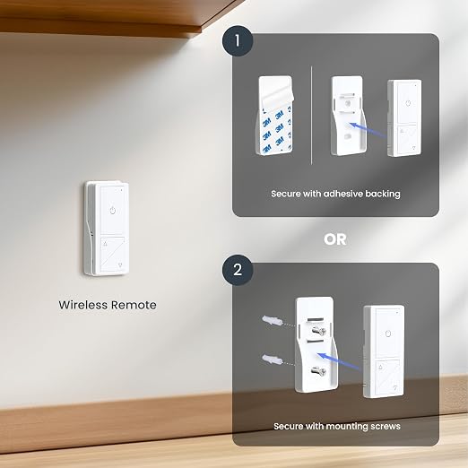 Feit Electric Smart WiFi Dimmer Switch with Remote, Single-Pole and 3-Way, Voice Control with Alexa & Google Asst, Wireless Wall-Mount Remote, App Control, Neutral Wire Required