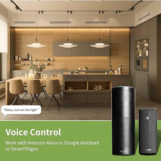 Zigbee 3.0 0/1-10V LED Dimming Controller Timing Auto Switch Functions. Compatible with Tuya Zigbee 3.0 Hub, SmartThings, Echo Plus, and Z2mqtt. Home Assistant for 0-10V / 1-10V dimmable LED Drivers