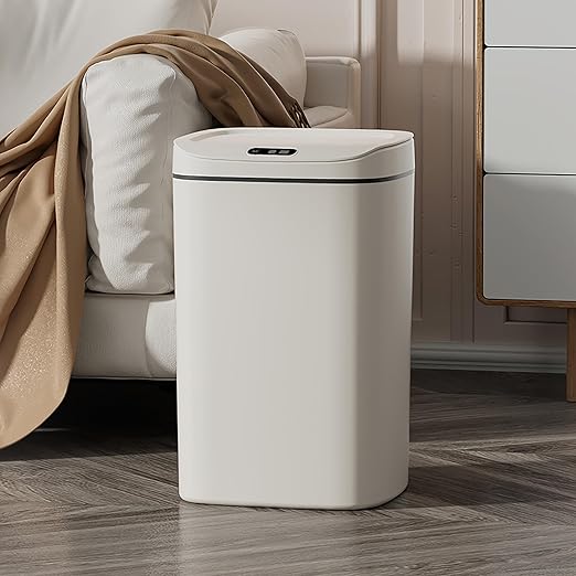 Smart Trash can, Easily Opened with a Wave of Your Hand, Tightly Sealed, Effectively Blocking Odors, Keeping The air Fresh, Stylish in Appearance, Sturdy and Durable, Easy to Clean. (Large)