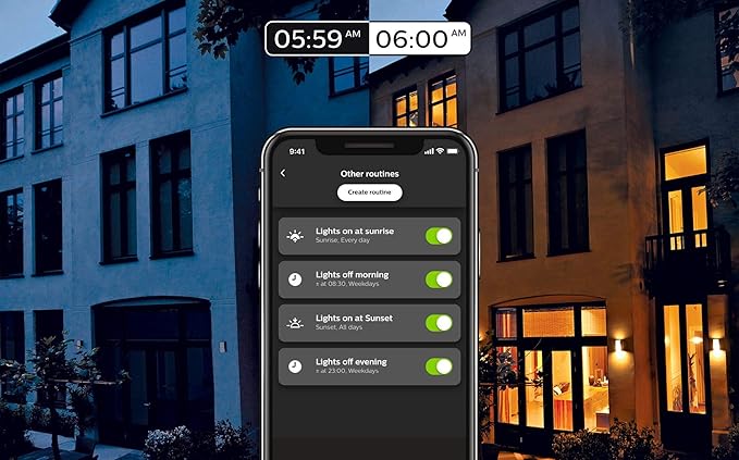Philips Hue White 2-Pack A19 60W Equivalent Dimmable LED Smart Light Bulbs, Works with Alexa, HomeKit & Google Assistant, (All US Residents, Hub Required)