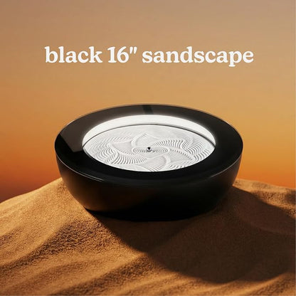 Homedics Drift Sandscape, Perpetual Motion Machine, 16 Inch (Medium), Black