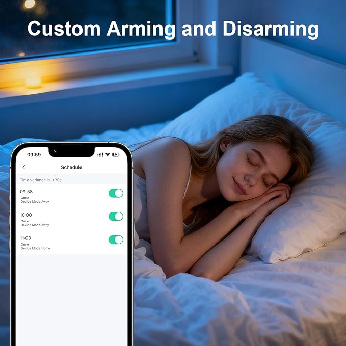 Home Security Systems,22Piece WiFi+GSM/4G with 2K HD Camera Wireless Home Alarm System Kit,Phone Smart Life/Tuya App Control & Real-Time Alert,SOS Button,NO Monthly Fees,Easy to Install