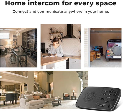 Hosmart UltraSpeak Intercoms Wireless for Home, 2025 Two-Way Real-time Intercom Full Duplex Wireless Intercom System for Home Use, House Intercom System for Business with 1200 Feet Range (2 Stations)