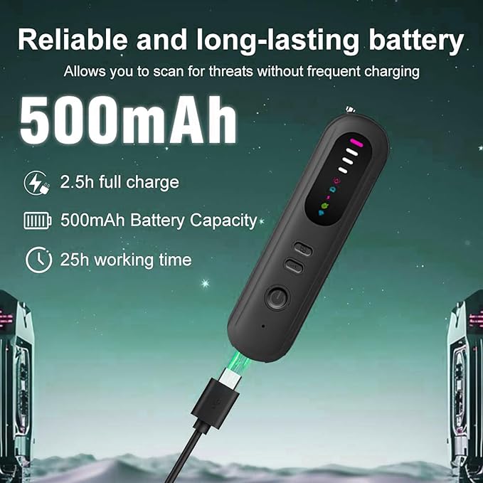 LXIANGN Hidden Camera Detector - 2025 5-in-1 Multi-Function Advanced Camera Detector and Bug Detector,Scanner for Home Office Travel Security