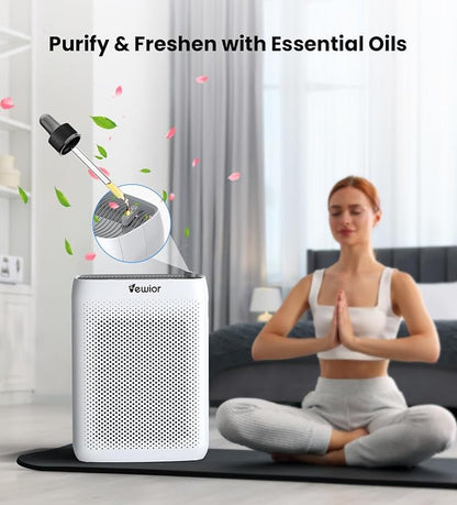 VEWIOR Air Purifiers with Washable Filter for Home Large Room Up to 3000ft²
