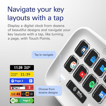 Elgato Stream Deck Neo, 8 Customizable Keys, 2 Touch Points | Automates repetitive tasks, Compatible with Zoom, Teams, Office apps, Smart home control, Zero-plastic packaging