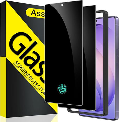 Asstar 2 Pack for Samsung Galaxy S26 Ultra Privacy Screen Protector, 25° Anti Spy 9H Tempered Glass for S26 Ultra, Fingerprint Unlock Support, Full Coverage, Case Friendly, Easy Install, Anti-Scratch