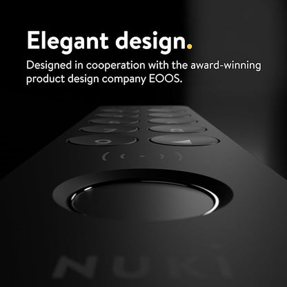 Nuki Keypad 2 NFC (2026) - Unlock Your Door with Apple Home Key, NFC, Fingerprint or 6-Digit Code, Smart Home Accessory for Nuki Smart Lock, Matter-Enabled Bluetooth Keypad for Keyless Entry