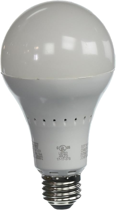 Feit Electric IntelliBulb – Battery Backup LED Bulb, Soft White 40W Equiv A21 (A800/827/BAT/LEDI)