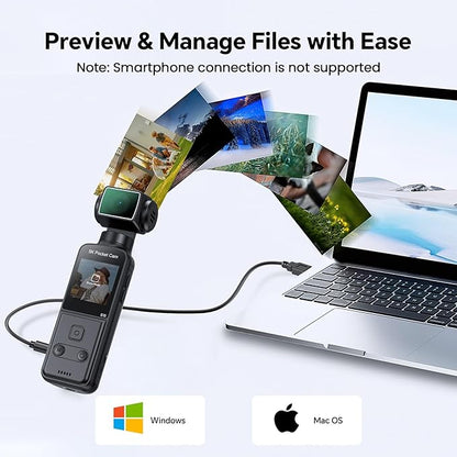 BOBLOV 5K Body Camera with Microphone, W5 Vlogging Camera, 5K/15FPS and 4K/60FPS with 270° Rotating Lens, External Mic Support, Clip/Strap Options, EIS Stabilization for Meeting, and Daily Use (64GB)
