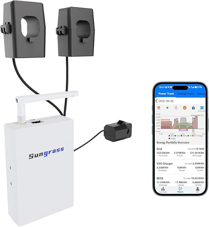 Home Energy Monitor Lite-Real Time Electricity Usage Monitor,Power Consumption Meter, Energy Consumption Monitor, Home Assistant,Power Monitor,Circuit Monitor